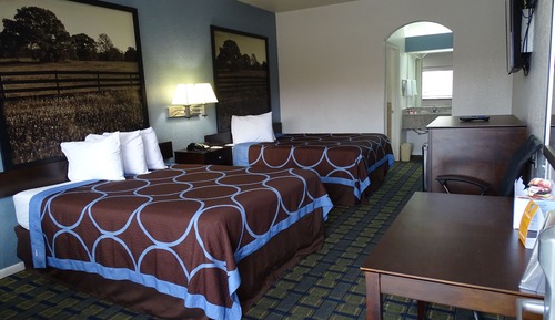 Double Room, 2 Double Beds, Smoking
