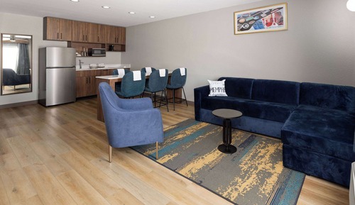 Deluxe Room, 1 King Bed with Sofa bed, Non Smoking, Kitchen (Living Room, Shower)