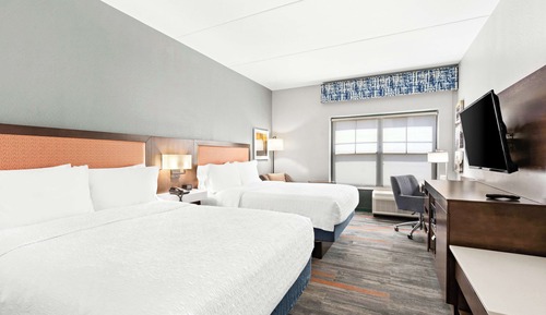 Two double beds non smoking