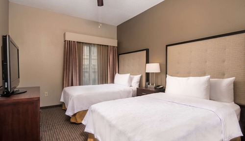 Suite, 2 Double Beds, Accessible (Mobility & Hearing, Roll-in Shower)