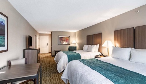 Business Suite, 2 Double Beds, Accessible, Non Smoking