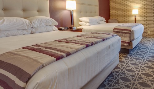 Deluxe Room, 2 Queen Beds, Refrigerator & Microwave (Upper Floor)