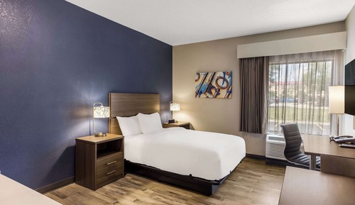 Suite, 1 Queen Bed, Accessible, Non Smoking (Efficiency, Roll-In Shower)
