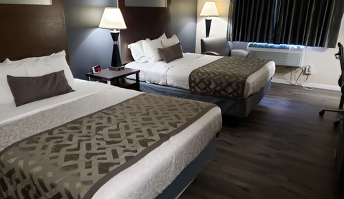 Standard Room, 2 Queen Beds, Non Smoking, Refrigerator & Microwave