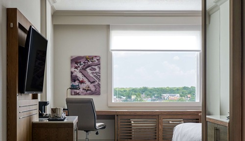Room, 1 King Bed, Non Smoking, Refrigerator (Roll-in Shower)