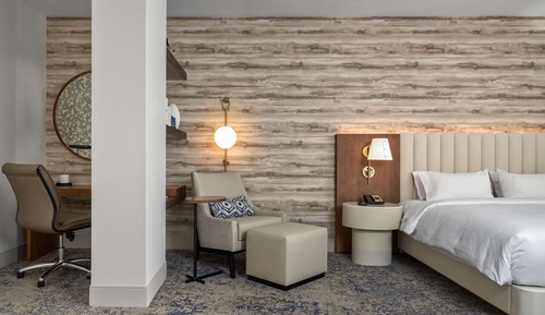 Suite, 1 King Bed, Non Smoking, Refrigerator (Roll-in Shower)