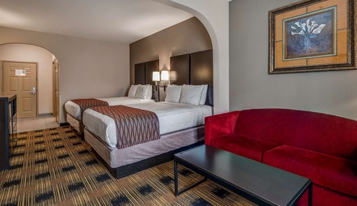 Suite, 2 Queen Beds, Non Smoking, Refrigerator & Microwave