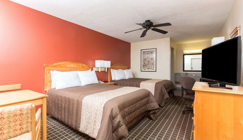 Double Room, 2 Double Beds, Smoking