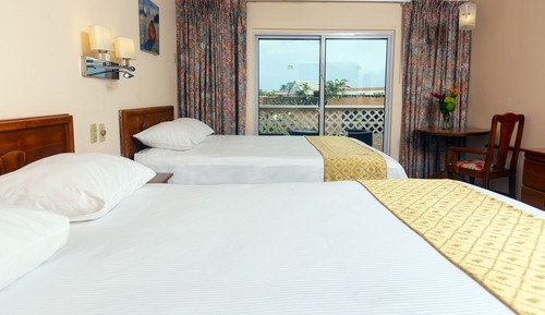 Standard Room, 2 Double Beds, Ocean View