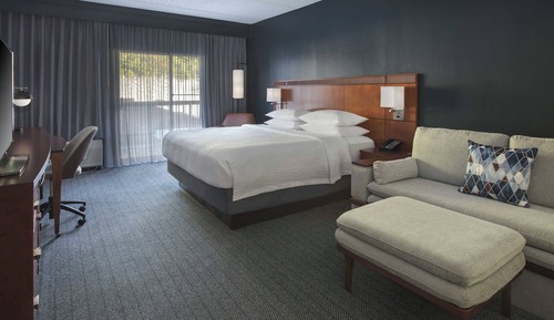 Room, 1 King Bed with Sofa bed, Non Smoking, Courtyard View