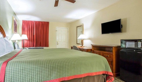Standard Room, 1 King Bed, Smoking, Refrigerator & Microwave