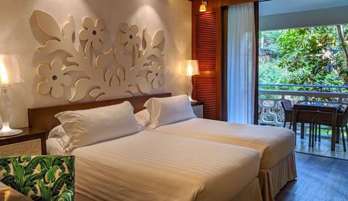 Premium Room, 2 Queen Beds, Garden View