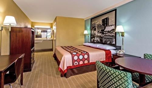 Room, 1 King Bed, Refrigerator