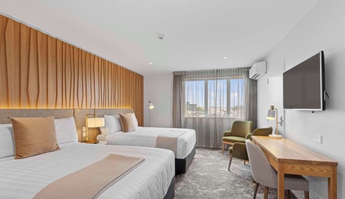 Room, 2 Double Beds, Non Smoking (Upgrade)