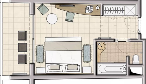 Standard Double or Twin Room, Private Bathroom, Garden View