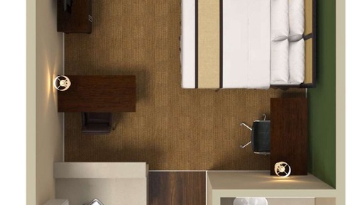 Studio, 2 Double Beds, Non Smoking