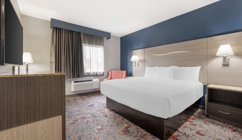 Standard Room, 1 King Bed, Non Smoking, Refrigerator & Microwave