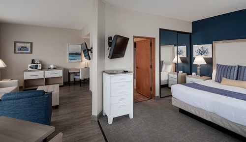 Studio Suite, 1 King Bed with Sofa bed, Refrigerator & Microwave, Marina View