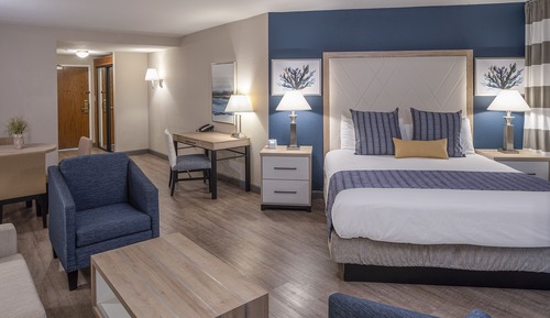 Executive Studio Suite, 1 King Bed with Sofa bed, Balcony, Marina View