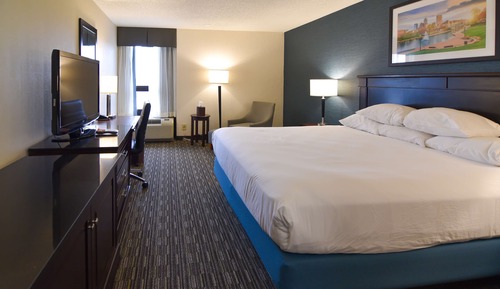 Standard Room, 1 King Bed, Accessible, Refrigerator & Microwave