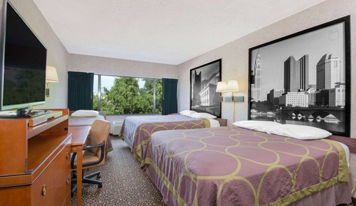 Room, 2 Double Beds, Accessible, Smoking