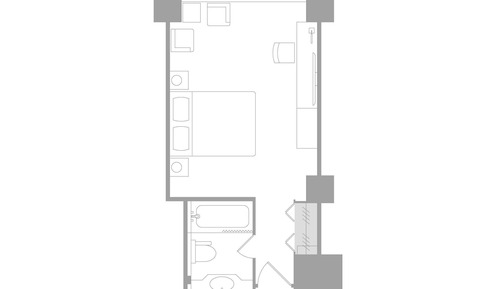 Garden Tower Standard Double Room, Non Smoking