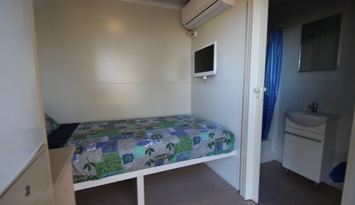 Compact Queen Van Room