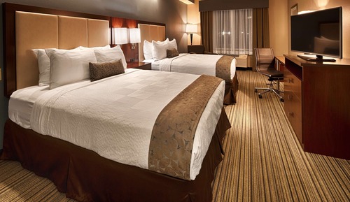 Standard Room, 2 Queen Beds, Non Smoking, Refrigerator & Microwave