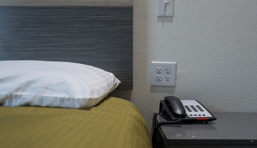 Economy Double Room, 2 Queen Beds, Non Smoking, Refrigerator & Microwave