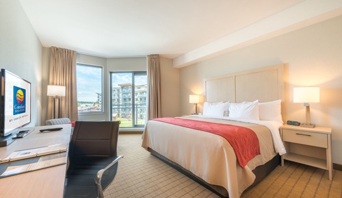 Standard Room, 1 King Bed, Non Smoking, Partial Ocean View (No Pets)