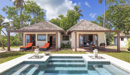 Deluxe Beachfront Villa with Pool (Two bedroom)  
