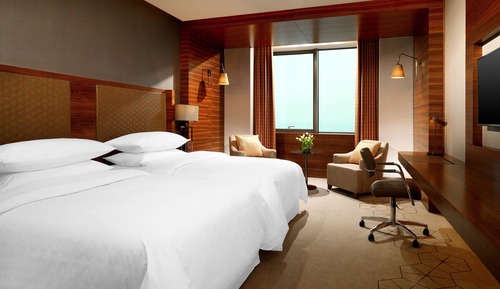 Deluxe Room, 2 Twin Beds, Sea View