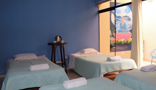 Basic Quadruple Room, Multiple Beds, Courtyard View, Ground Floor