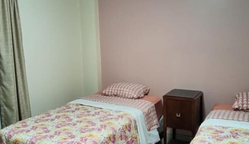 Family Twin Room, 1 Bedroom, Shared Bathroom, City View