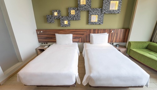 Standard Room, 2 Twin Beds, City View