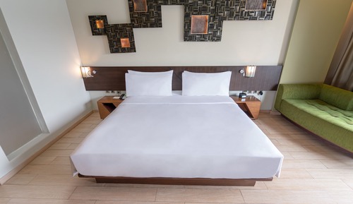 Standard Room, 1 King Bed, Smoking, Bathtub (City View)