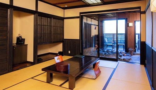 Yusui Villa, Japanese Traditional style, Twin Room with Open-Air Bath (Check-in by 6PM)