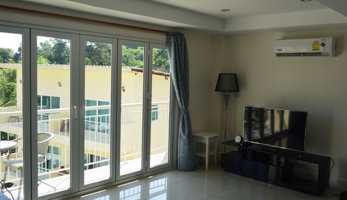 Apartment, 2 Double Beds, Pool View
