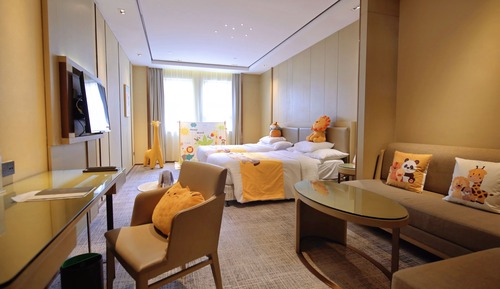 Family Studio, 2 Double Beds, Air Purifier, Kid Friendly Tent