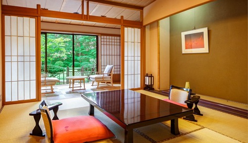 Japanese Style Room with Open Air Bath
