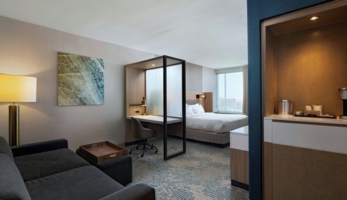 Suite, 1 King Bed with Sofa bed, Non Smoking (Hearing Accessible)