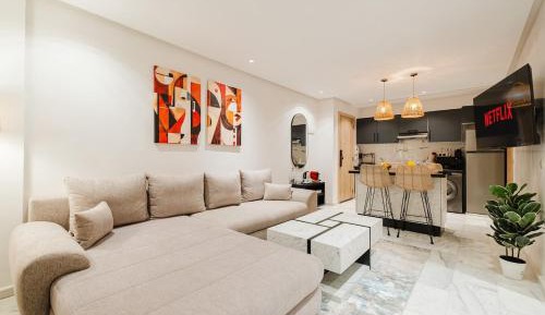 One-Bedroom Apartment with Balcony and City View