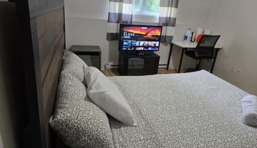 Family Room with Shared Bathroom