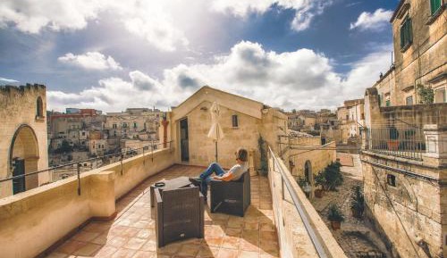 Double or Twin Room with Terrace and view