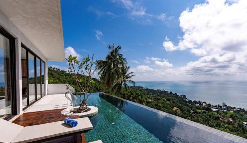 Three-Bedroom Pool Villa with Ocean View