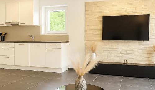 Three-Bedroom Apartment with Mountain View