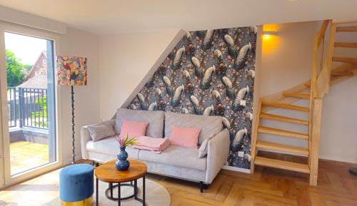 One-Bedroom Apartment with Terrace