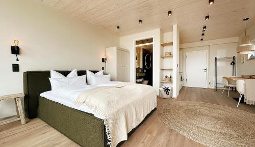 Deluxe One-Bedroom Apartment with City View