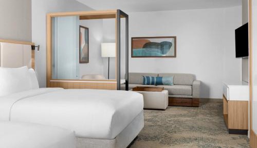 Queen Suite with Two Queen Beds and Sofa Bed