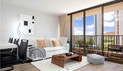 One-Bedroom Apartment with Balcony and Mountain View  